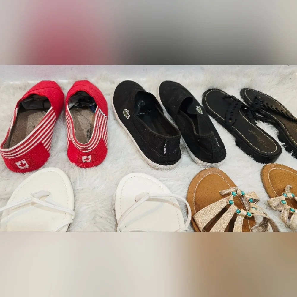 🔥 US Size 9 Bundle of 5 Pairs Women's Shoes - Flats, - Picture 14 of 16